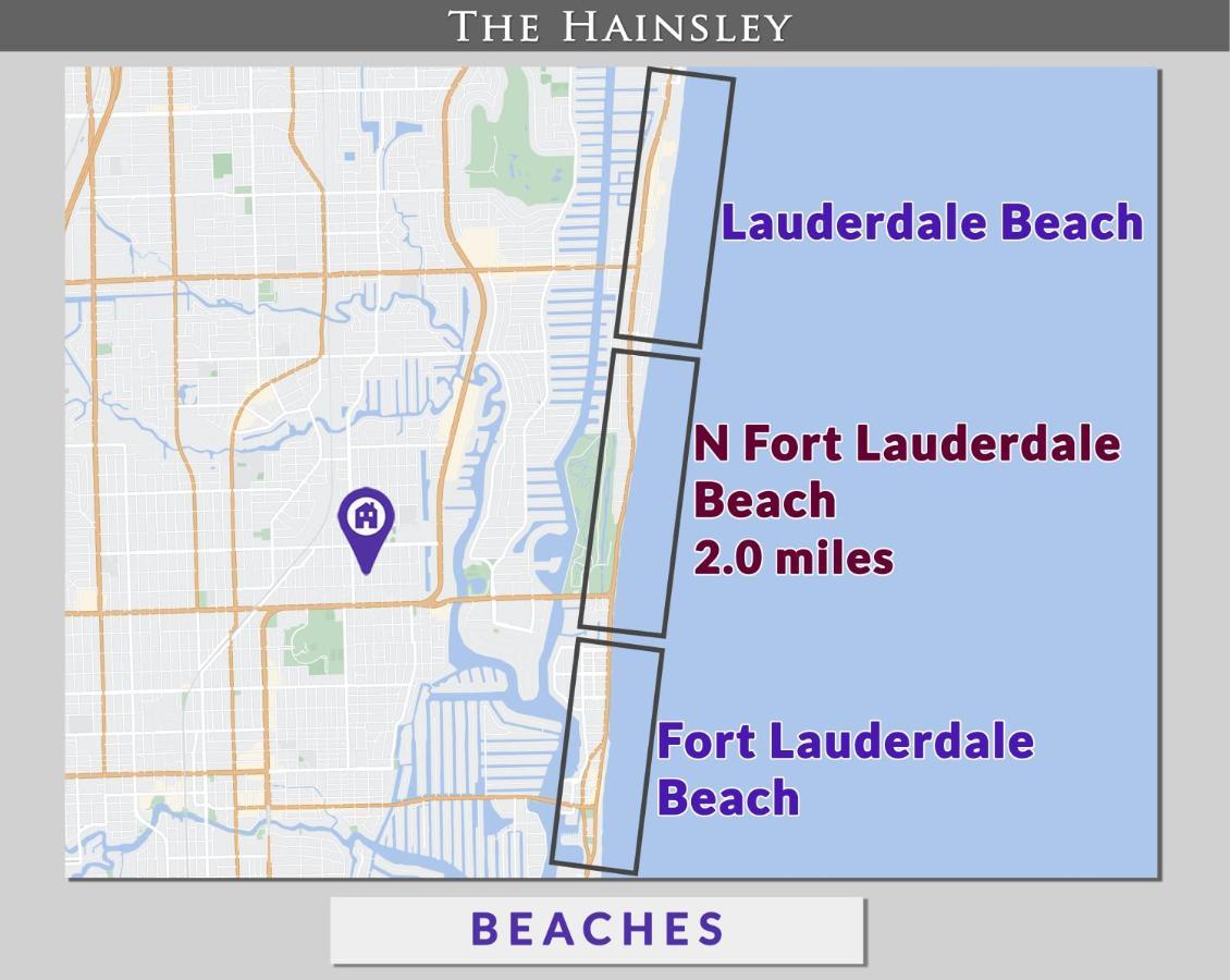 Hainsley Apartments At 1136 Fort Lauderdale Dış mekan fotoğraf